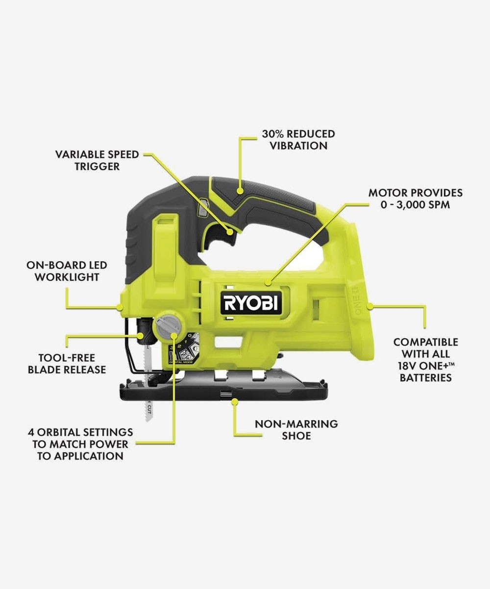 Ryobi One+ Cordless Orbital P5231
