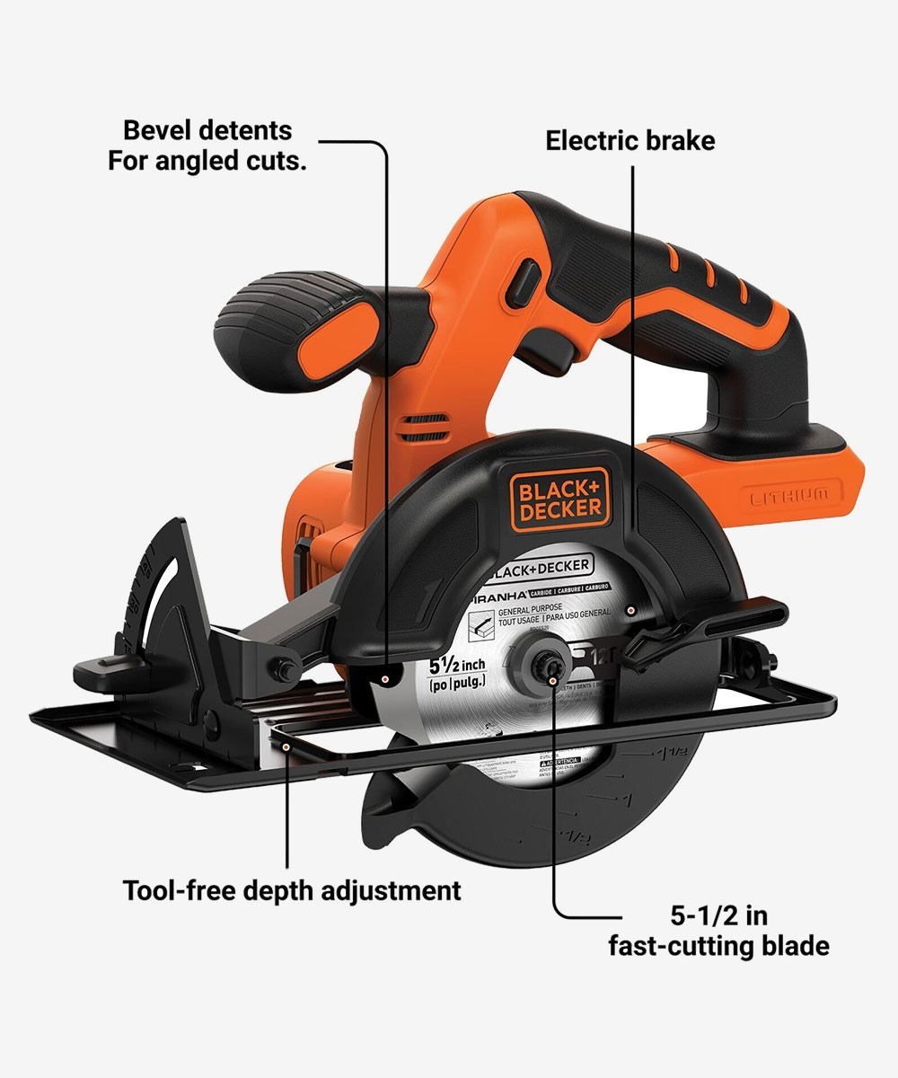 BLACK+DECKER 20V Lithium-Ion Circular Saw